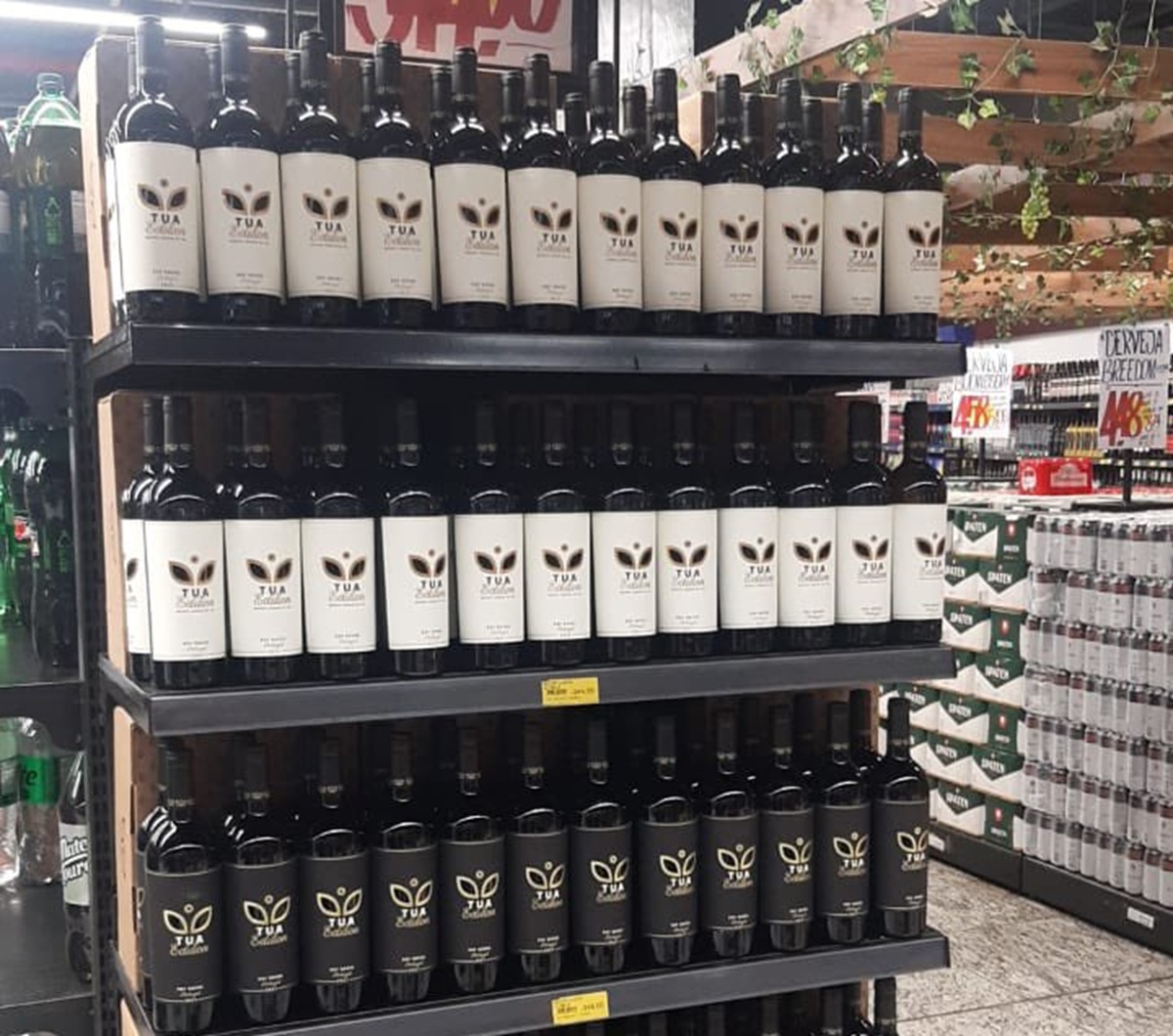 Vinho e azeite de 'Jardim' chegam às prateleiras do Supermercados BH; saiba valores